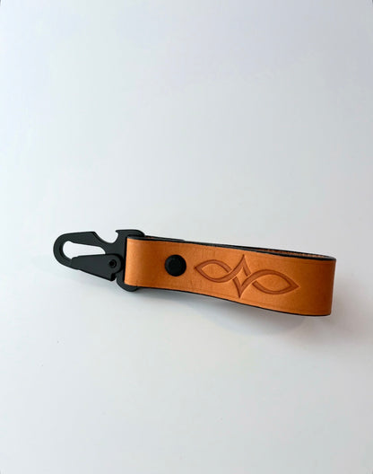 Bottle Opener Key Lanyard - Full Grain Leather