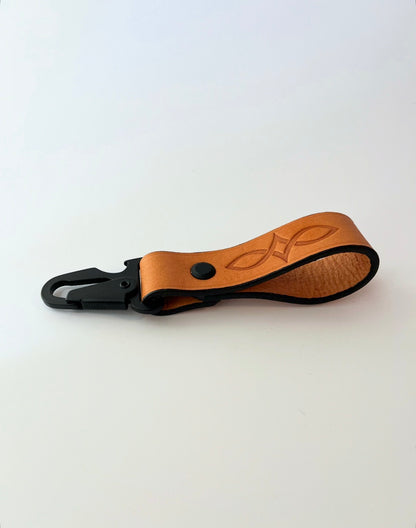 Bottle Opener Key Lanyard - Full Grain Leather